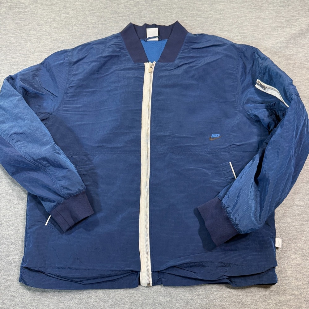 Nike Sportswear Lined Bomber Jacket Blue Adult Large DM6698-407‎